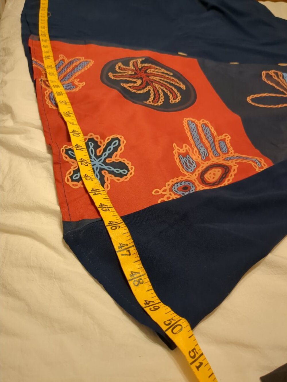 π’πβππ’ P2P 22" Navy Maxi Dress with Decorative Nautical Print Panel - Picture 10 of 12